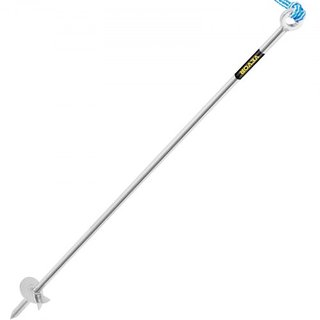 Ancla de Arena, Auger de 36" de Longitud para la Playa y el Banco de Arena, Ancla de Tornillo de Acero Inoxidable 316 con Mango Removible, Línea de Bungee y Bolsa de Transporte, para Jet Ski PWC P...
