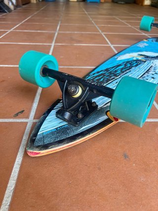 Longboard con diseño de surf