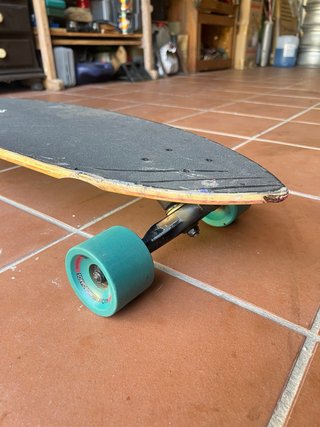 Longboard con diseño de surf