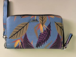 Cartera Parfois floral azul