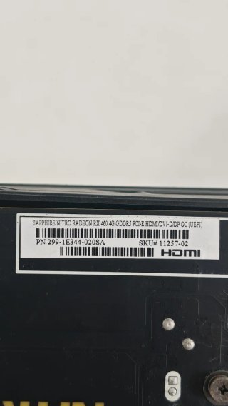Tarjeta gráfica Sapphire Nitro Radeon RX 460 4GB