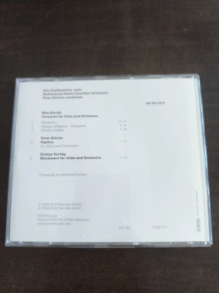 CD Música Clásica Bartók Kurtág Eötvös Kashkashian