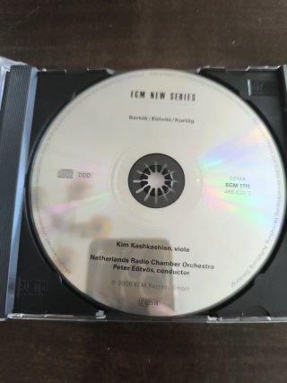 CD Música Clásica Bartók Kurtág Eötvös Kashkashian