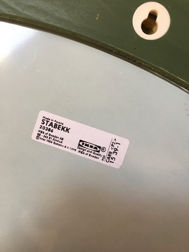 Mirall rodó verd Ikea Stabekk