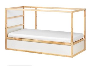 Cama litera infantil reversible y Colchón