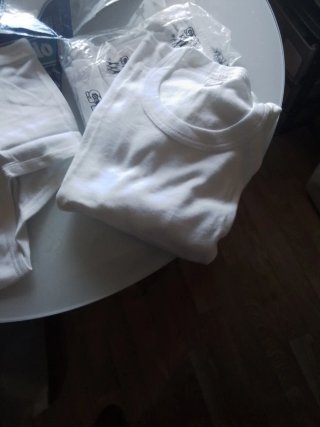 Ropa interior caballero blanca algodon 100%
