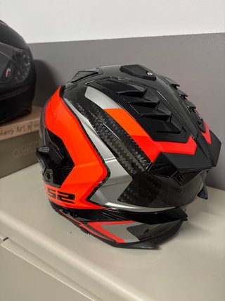 Casco Integral Moto LS2 explorer plus carbon L