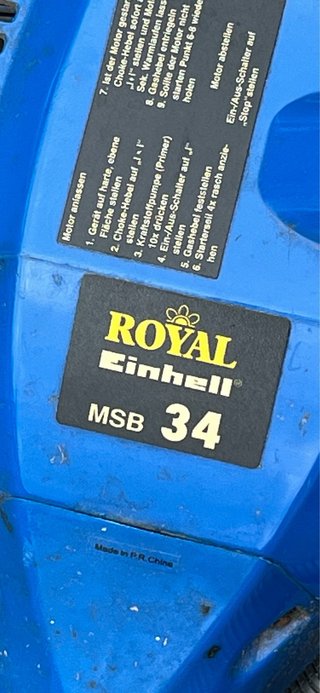 Carburador Einhell Royal MSB34