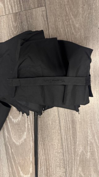 Paraguas negro con asa curva Massimo Dutti