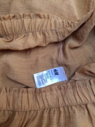 Pantalón H&M Amarillo Talla 46/48