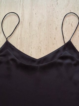 Top negro tirantes finos Zara