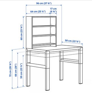 Escritorio altura regulable IKEA