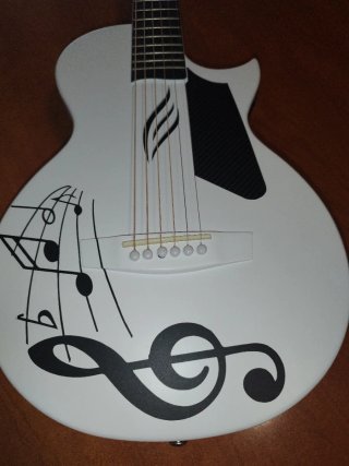 Guitarra Acústica Enya Nova Go Blanca