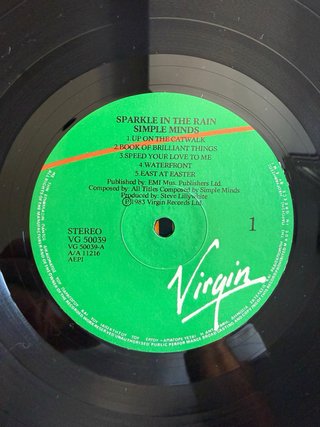 Vinilo Simple Minds Sparkle in the Rain