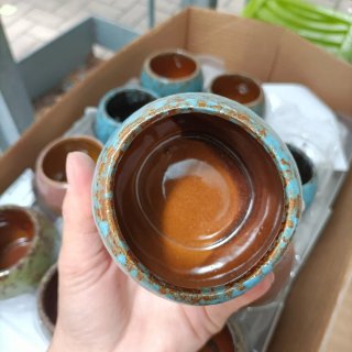 Set 3 Mini Vasi Ceramica