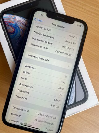 iPhone XR 64 GB Negro