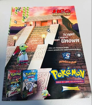 1 Locandina 13x18 xm 2001 Pokémon Neo Discovery