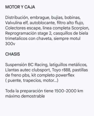 Renault Clio sport 203 homologado