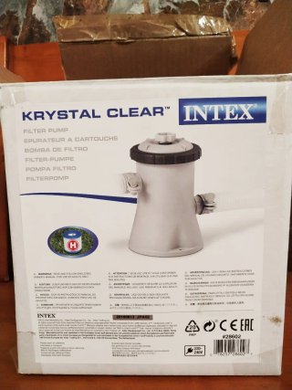 Filtro Piscina Intex krystal clear 602