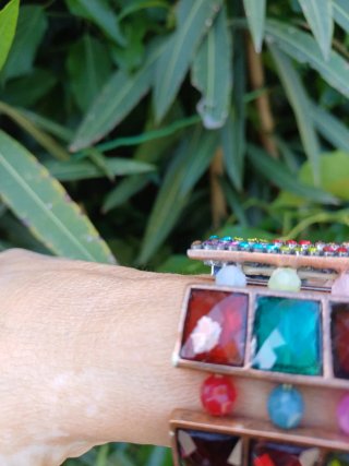 Maxi bracciale orologio bijoux