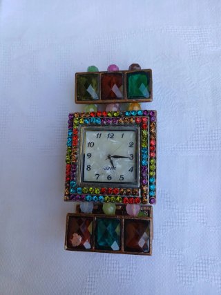 Maxi bracciale orologio bijoux