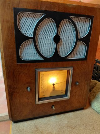 Radio de madera vintage