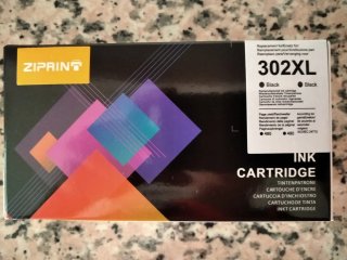 2 Cartuchos Tinta ZIPRINT 302XL Negro