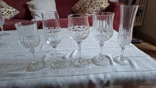 Servizio bicchieri cristallo d'Arques