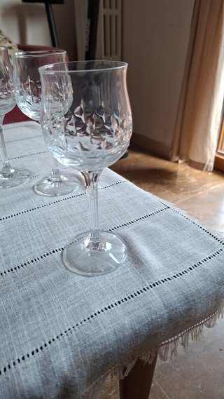 Servizio bicchieri cristallo d'Arques