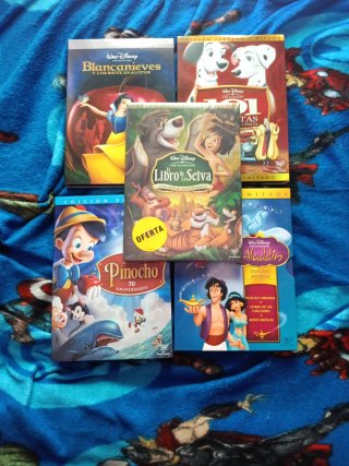 Lote 5 Películas Disney DVD (Español)