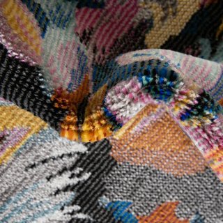 Alfombra grande floral multicolor