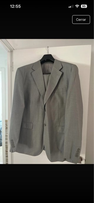 Traje de chaqueta gris