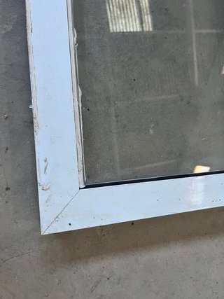 Ventana Fija Aluminio Blanco con Cristal