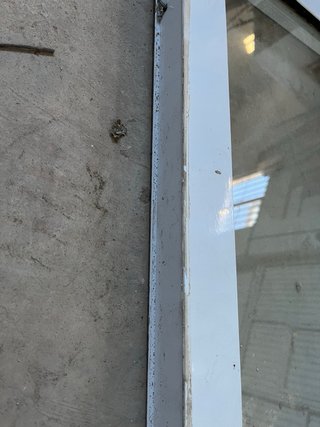 Ventana Fija Aluminio Blanco con Cristal
