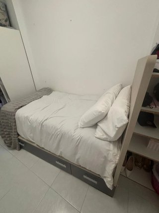 Cama individual con3 cajones