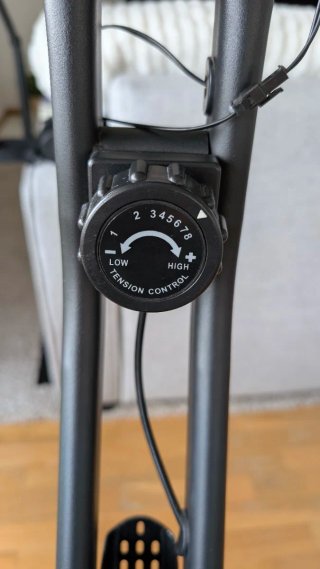 Bici Estática Plegable Negra