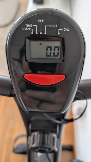 Bici Estática Plegable Negra