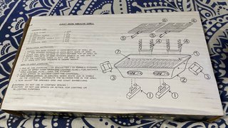 Parrilla Hibachi Hierro Fundido