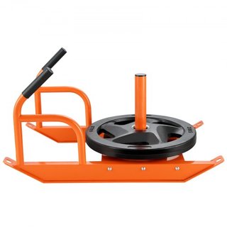 Trineo de Entrenamiento de Peso, Trineo de Fuerza y Velocidad para Fitness con Mango, Equipo de Entrenamiento de Acero para Ejercicio Atlético y Mejora de Velocidad, Adecuado para Placas de Peso d...