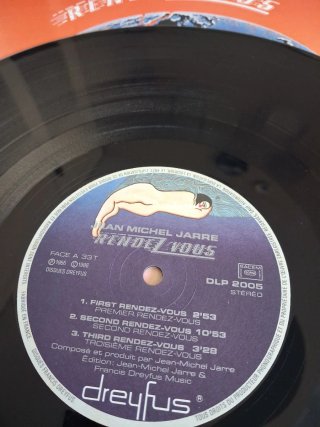 Vinilo LP Jean Michel Jarre Rendez-Vous 33 RPM 12"