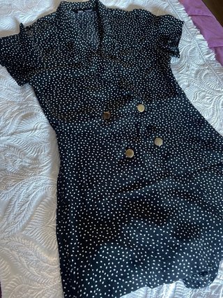 Vestido Zara Negro Talla M