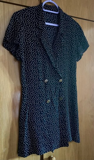 Vestido Zara Negro Talla M