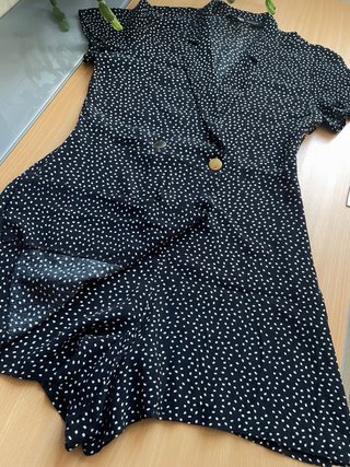 Vestido Zara Negro Talla M