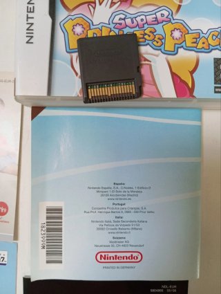 Super Princess Peach - Nintendo DS (Completo) ESP