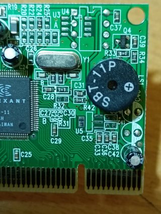Scheda Modem 56K Conexant CX 11252-11