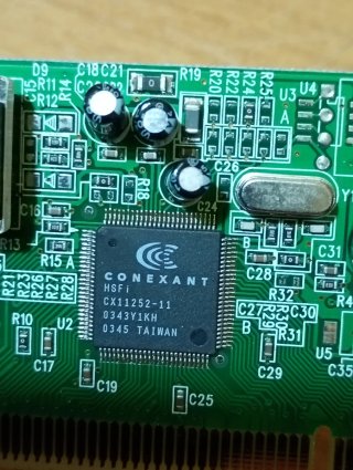 Scheda Modem 56K Conexant CX 11252-11