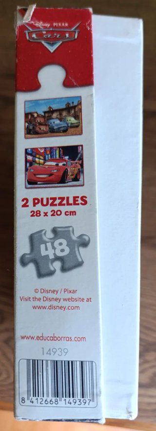 Puzzles Cars Disney Pixar 2 Piezas 48