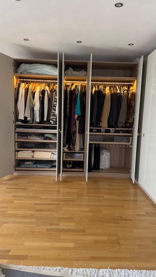 Armario vestidor Ikea completo