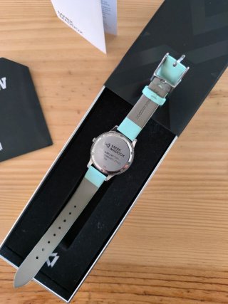 Reloj Mark Maddox Plata y Turquesa Nuevo