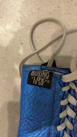 Guantes Boxeo No Boxing No Life Azul 12 oz OFERTAS